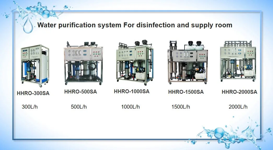 China Supplier Price of Purified Pure Water Treatment Reverse Osmosis System for Endoscope Cleaning Center